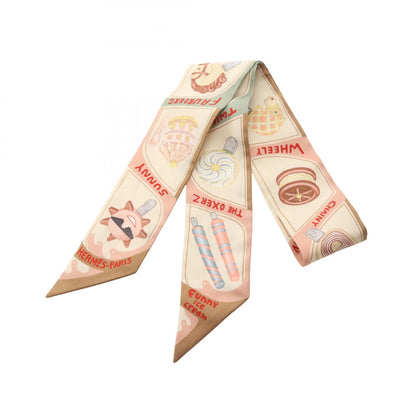 エルメス ツイリー Funny Ice Cream シルクスカーフ