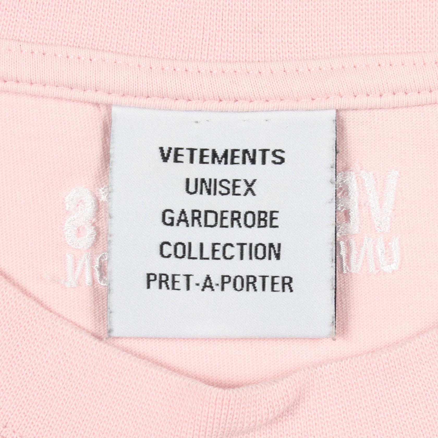 ヴェトモン コットン半袖Tシャツ