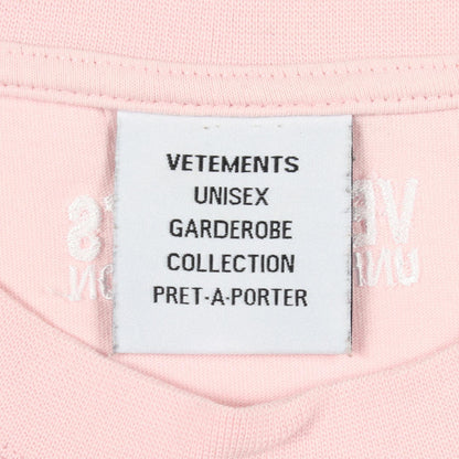 ヴェトモン コットン半袖Tシャツ
