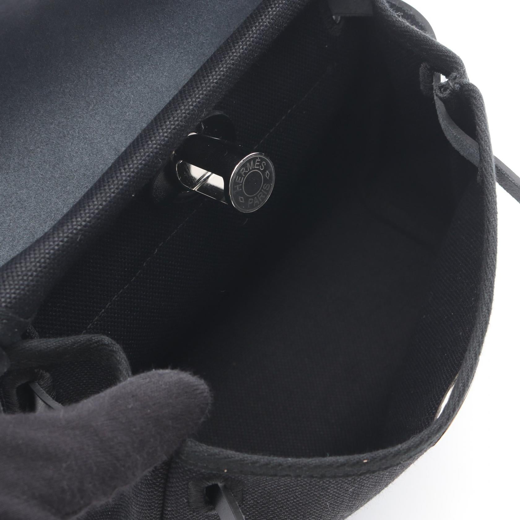 エルメス エールバッグジップミニ ヴァッシュハンター トワルミリタリー ショルダーバッグ