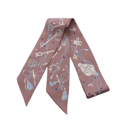エルメス ツイリー Les Cles a Pois シルクスカーフ
