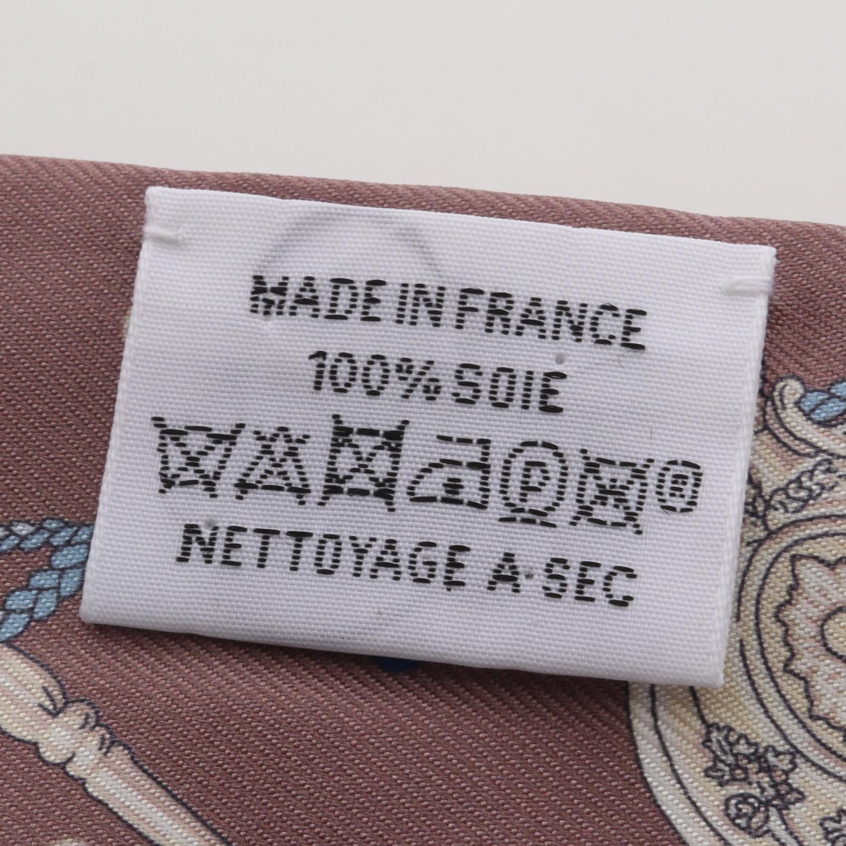 エルメス ツイリー Les Cles a Pois シルクスカーフ