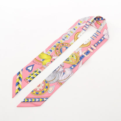 エルメス HARNAIS DE COEUR シルクスカーフ
