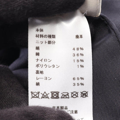 エルメス レザーブルゾン