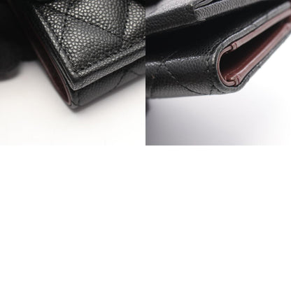シャネル クラシック スモール フラップ ウォレット カーフ 三つ折り財布