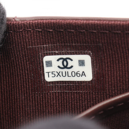 シャネル クラシック スモール フラップ ウォレット カーフ 三つ折り財布