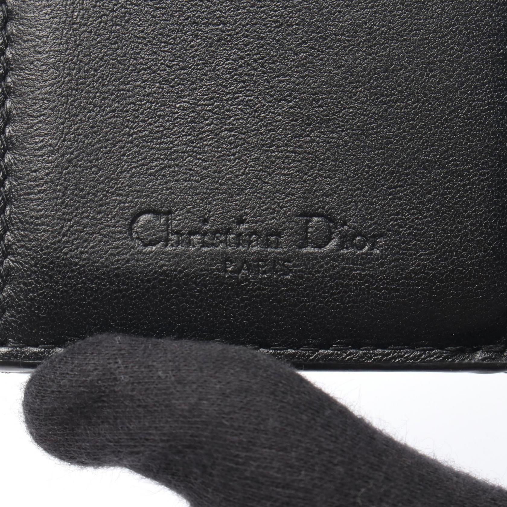 クリスチャンディオール LADY DIOR レザー長財布