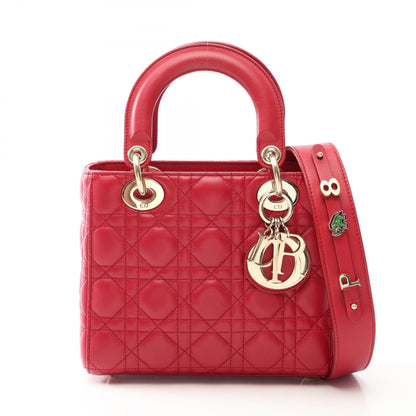 ディオール LADY DIOR MY ABCDIOR レザー2WAYハンドバッグ