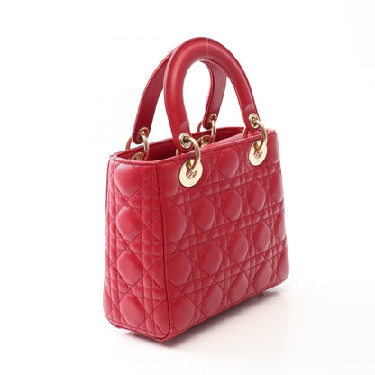 ディオール LADY DIOR MY ABCDIOR レザー2WAYハンドバッグ