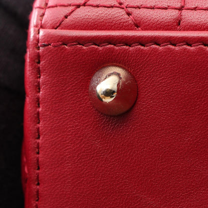 ディオール LADY DIOR MY ABCDIOR レザー2WAYハンドバッグ