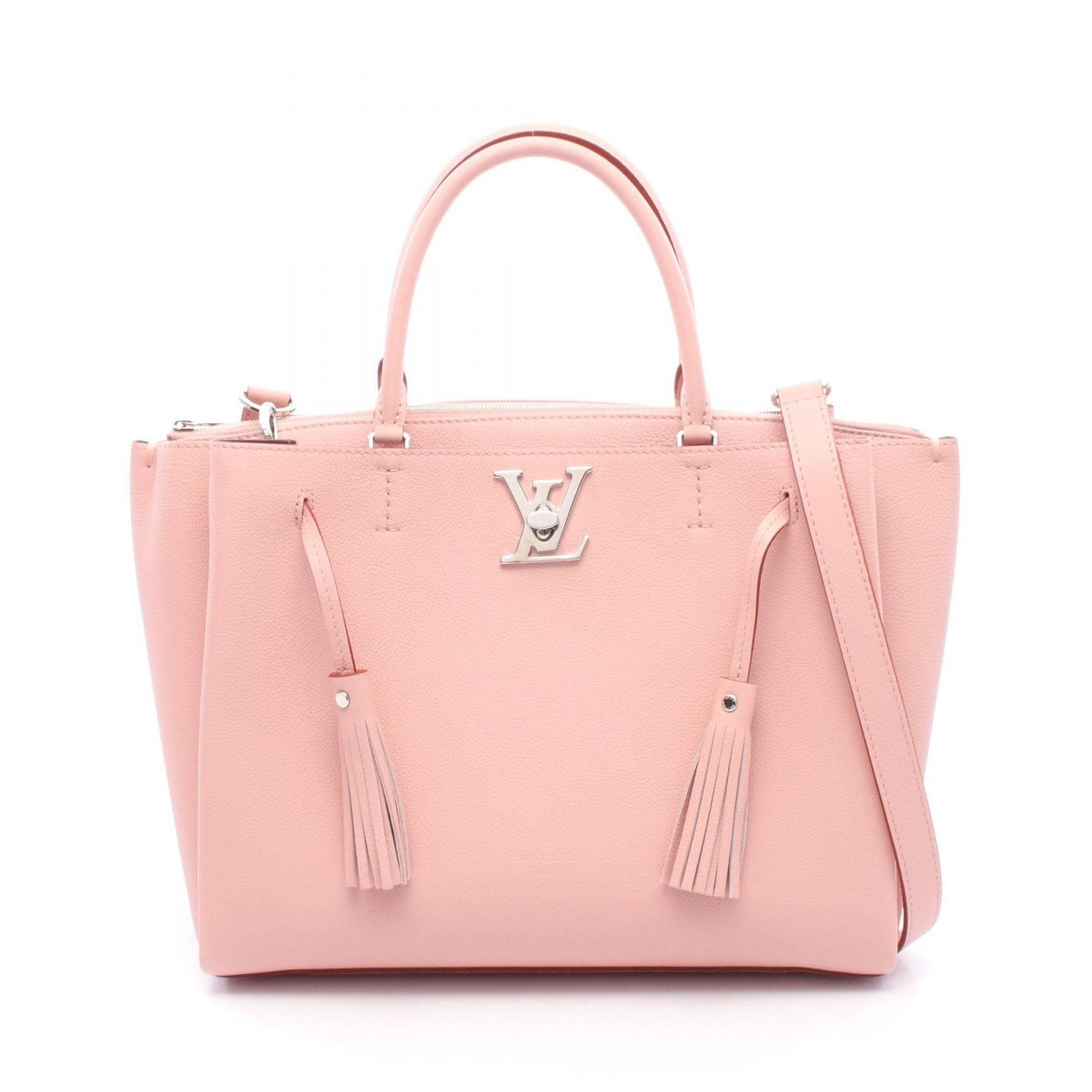 ルイヴィトン ロックミート レザー2wayハンドバッグ