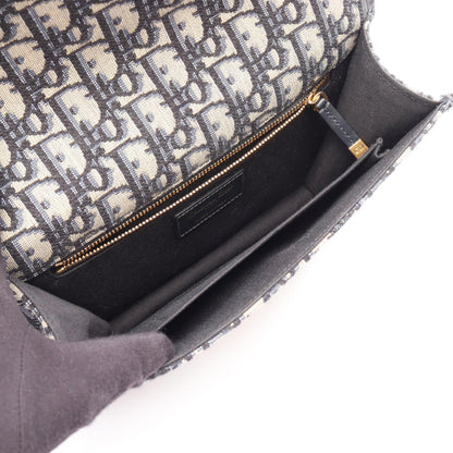 ディオール 30 MONTAIGNE オブリーク キャンバス レザー ショルダーバッグ
