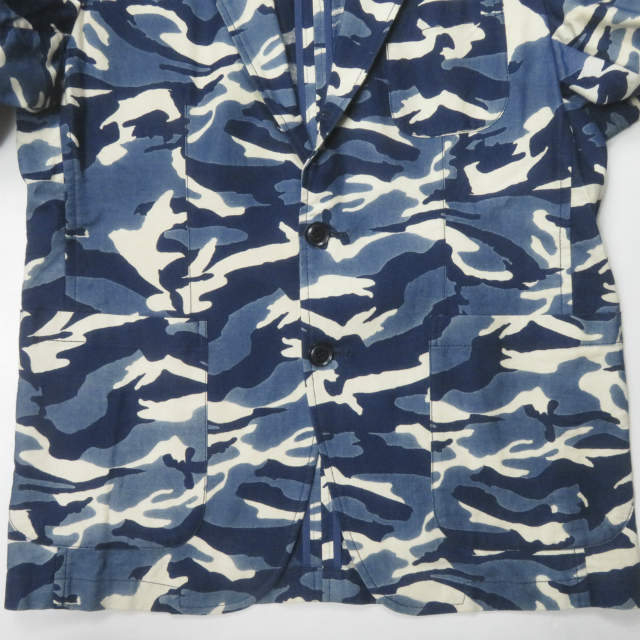 ソフネット INDIGO CAMOUFLAGE コットンジャケット