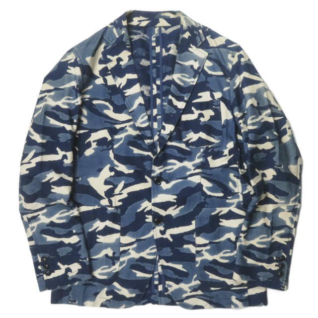 ソフネット INDIGO CAMOUFLAGE コットンジャケット