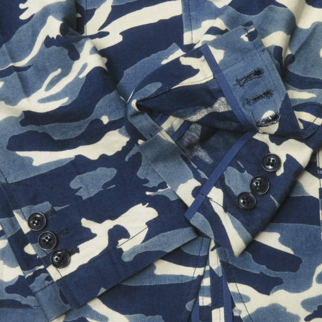 ソフネット INDIGO CAMOUFLAGE コットンジャケット