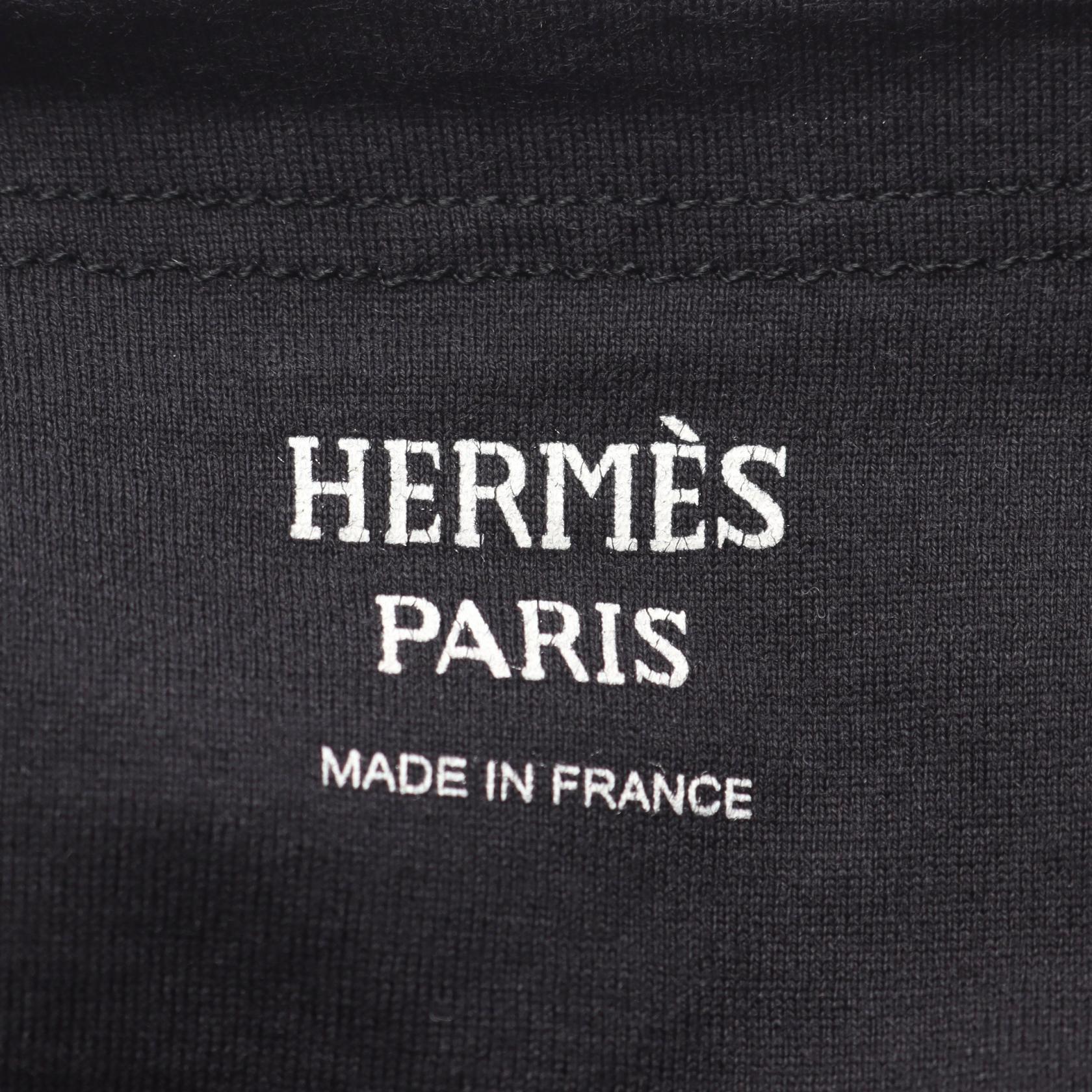 エルメス エンブレム コットン 半袖Tシャツ