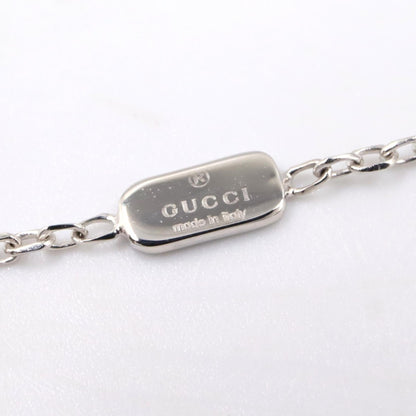 グッチ アイコン Au750ホワイトゴールド ネックレス