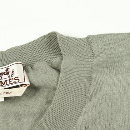 エルメス Selles en Fragments コットン半袖ニットトップス