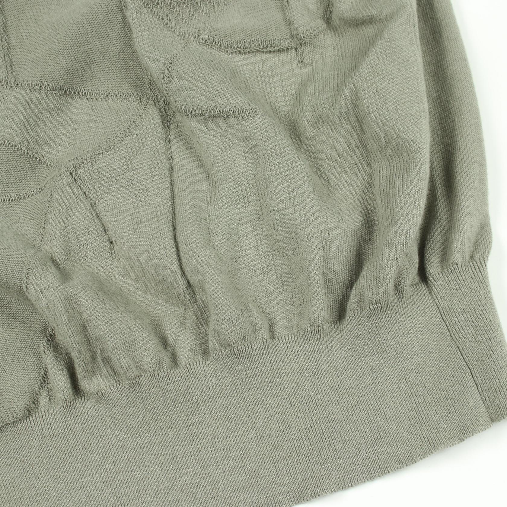 エルメス Selles en Fragments コットン半袖ニットトップス