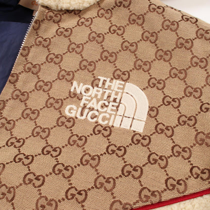 グッチ ザ・ノース・フェイス GGキャンバス コットンボアブルゾン
