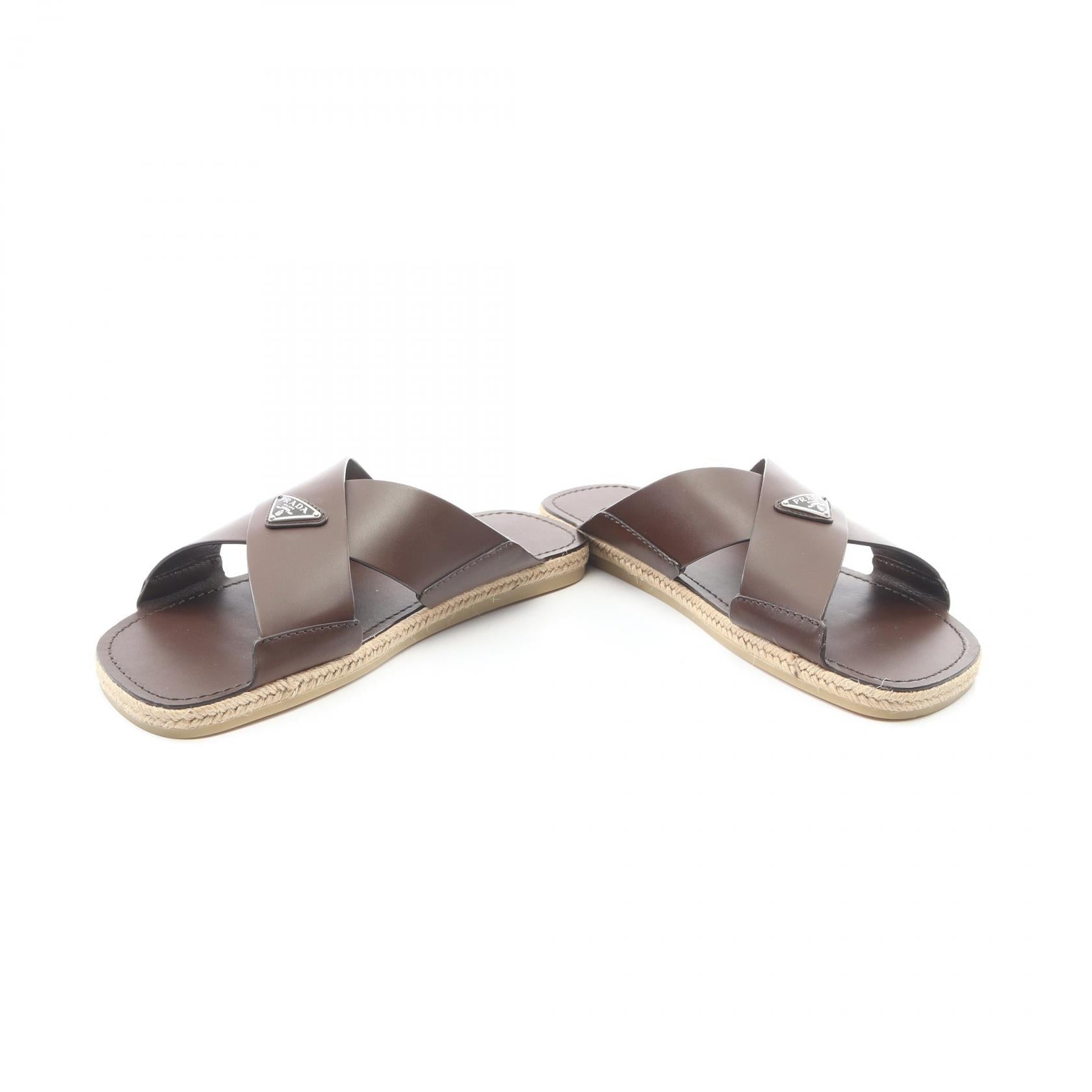 プラダ レザーサンダル