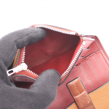 ロエベ バーティカルウォレットスモール レザー三つ折り財布