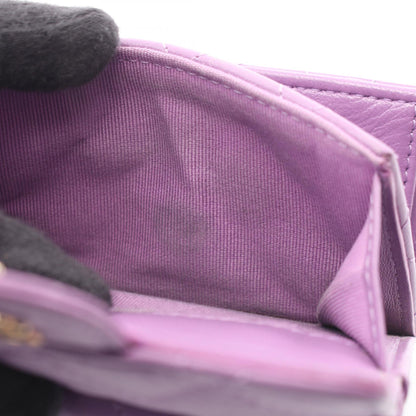 シャネル クラシック スモール フラップ ウォレット ラムスキン 財布