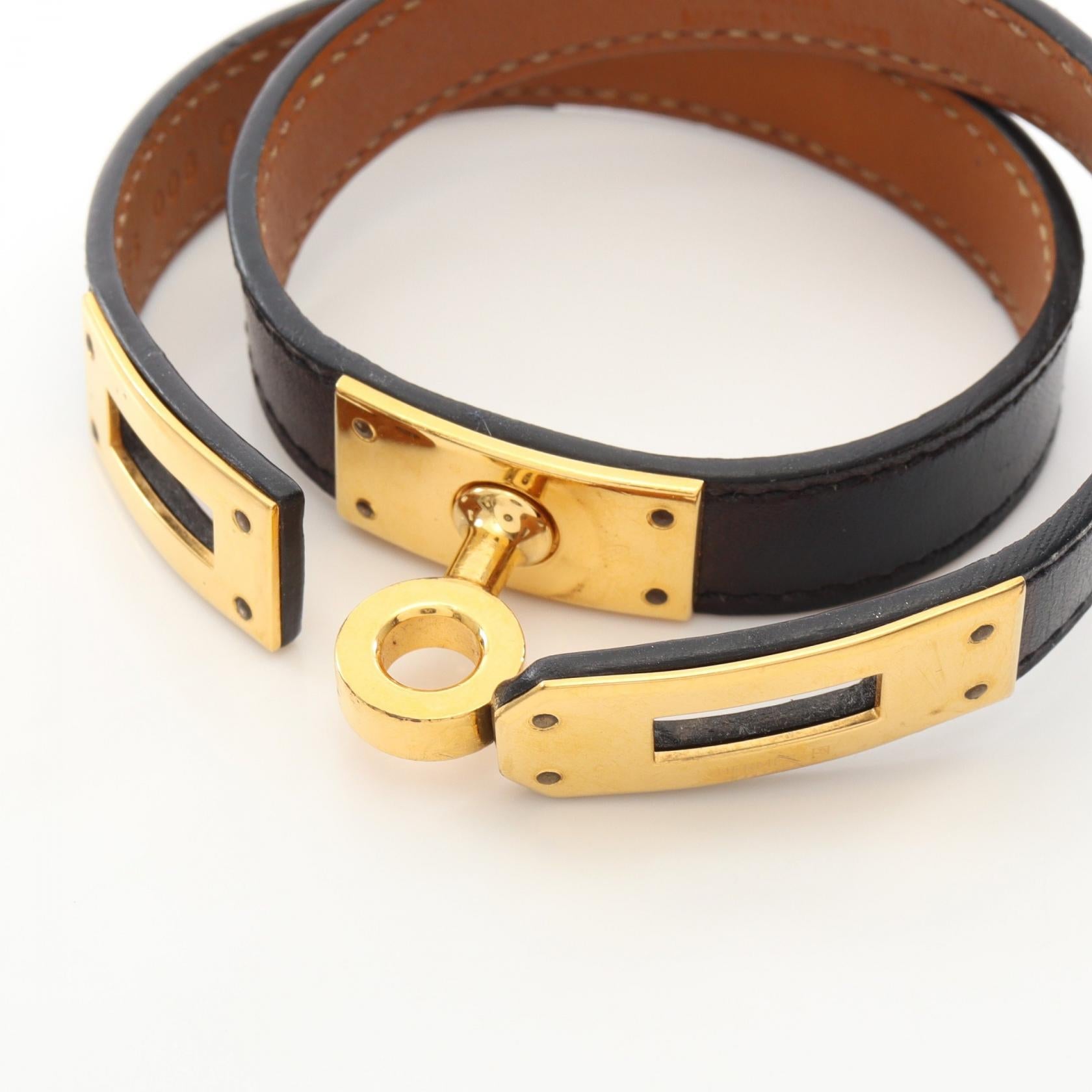 エルメス ケリーブレスレット ドゥブルトゥール ボックスカーフ ブレスレット