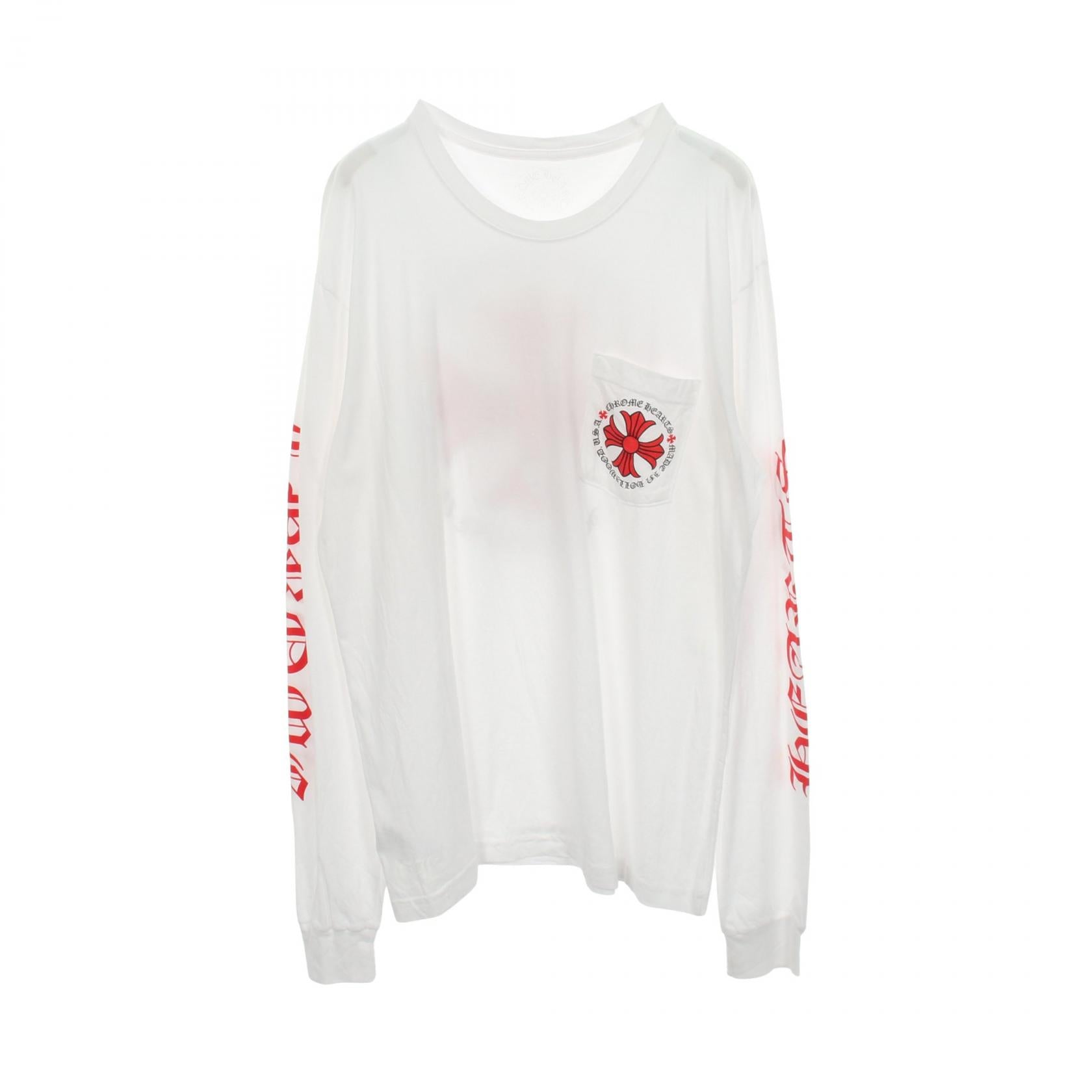 クロムハーツ MADE IN HOLLYWOOD PLUS CROSS コットン長袖Tシャツ