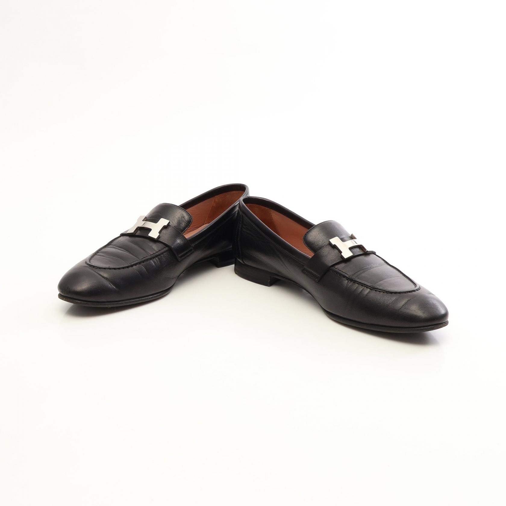 エルメス モカシンパリ レザーローファー