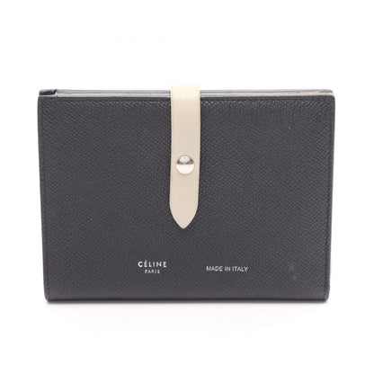 セリーヌ ストラップ ミディアム マルチ ファンクション レザー二つ折り財布