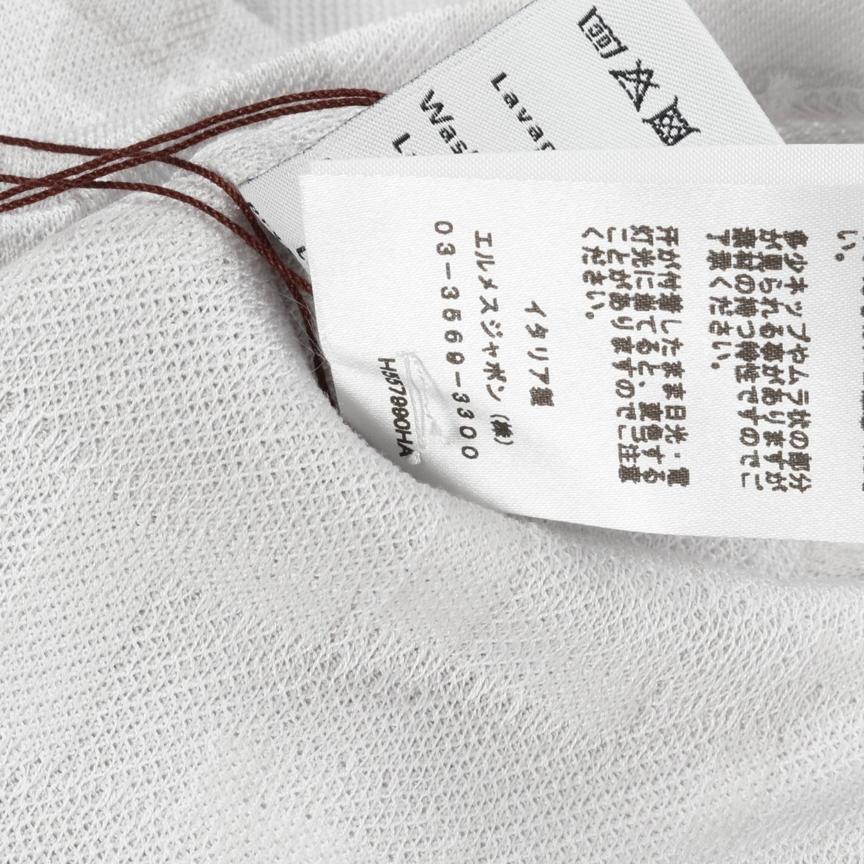 エルメス Calques en H コットンカットソー