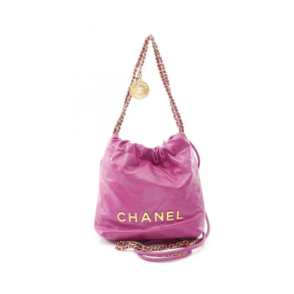 シャネル CHANEL 22 レザー ミニショルダーバッグ