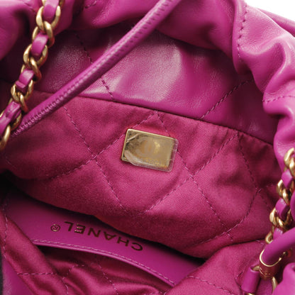 シャネル CHANEL 22 レザー ミニショルダーバッグ