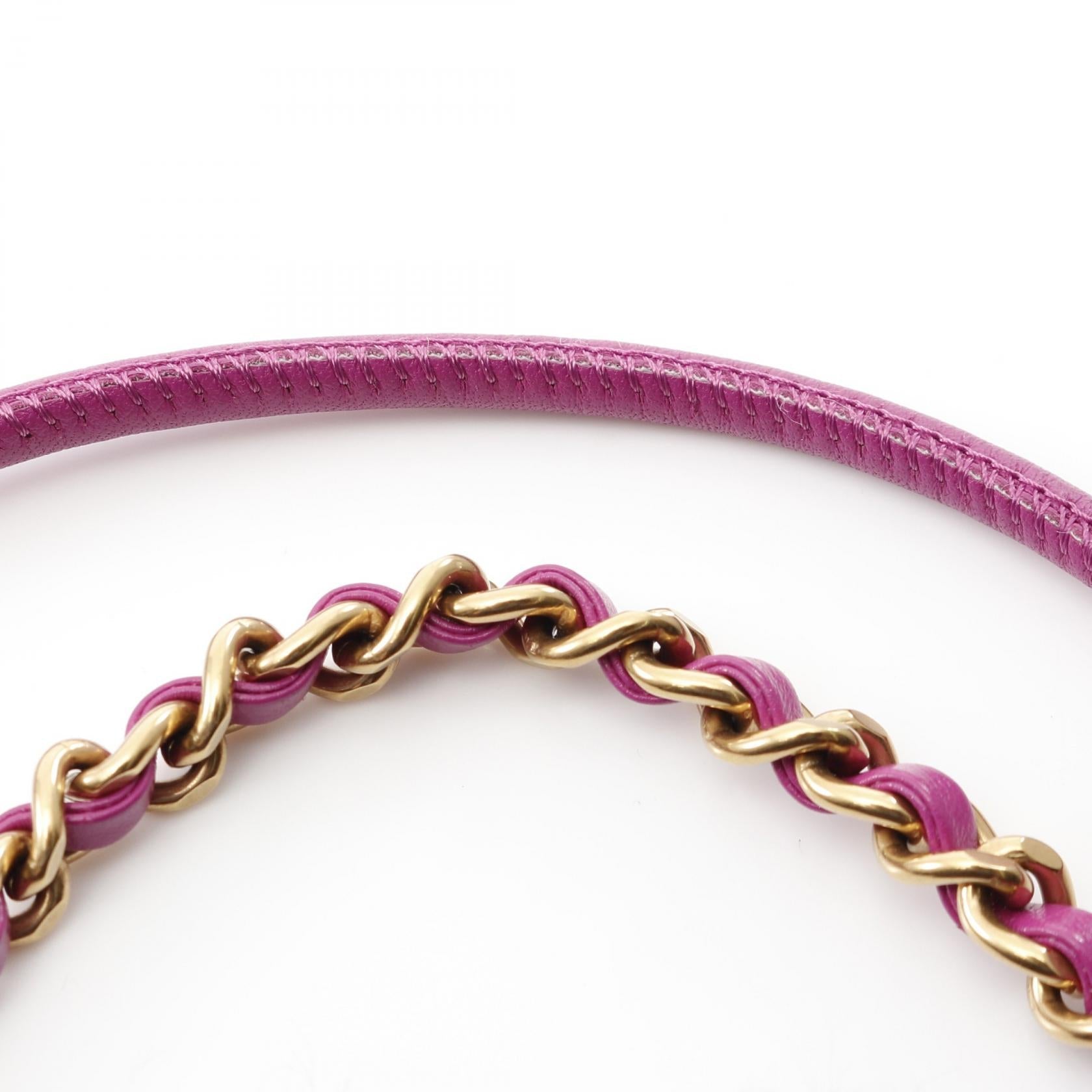 シャネル CHANEL 22 レザー ミニショルダーバッグ