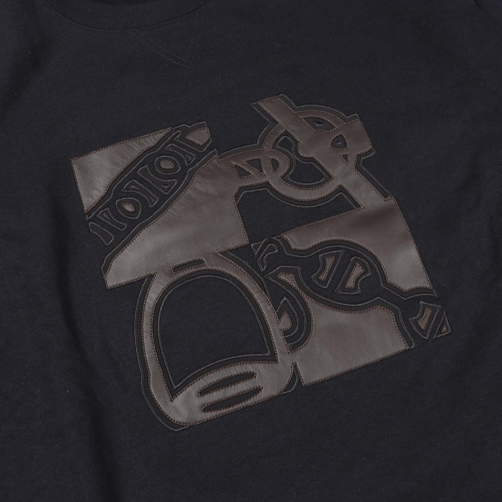エルメス Metallerie au Carre コットンスウェットXXL