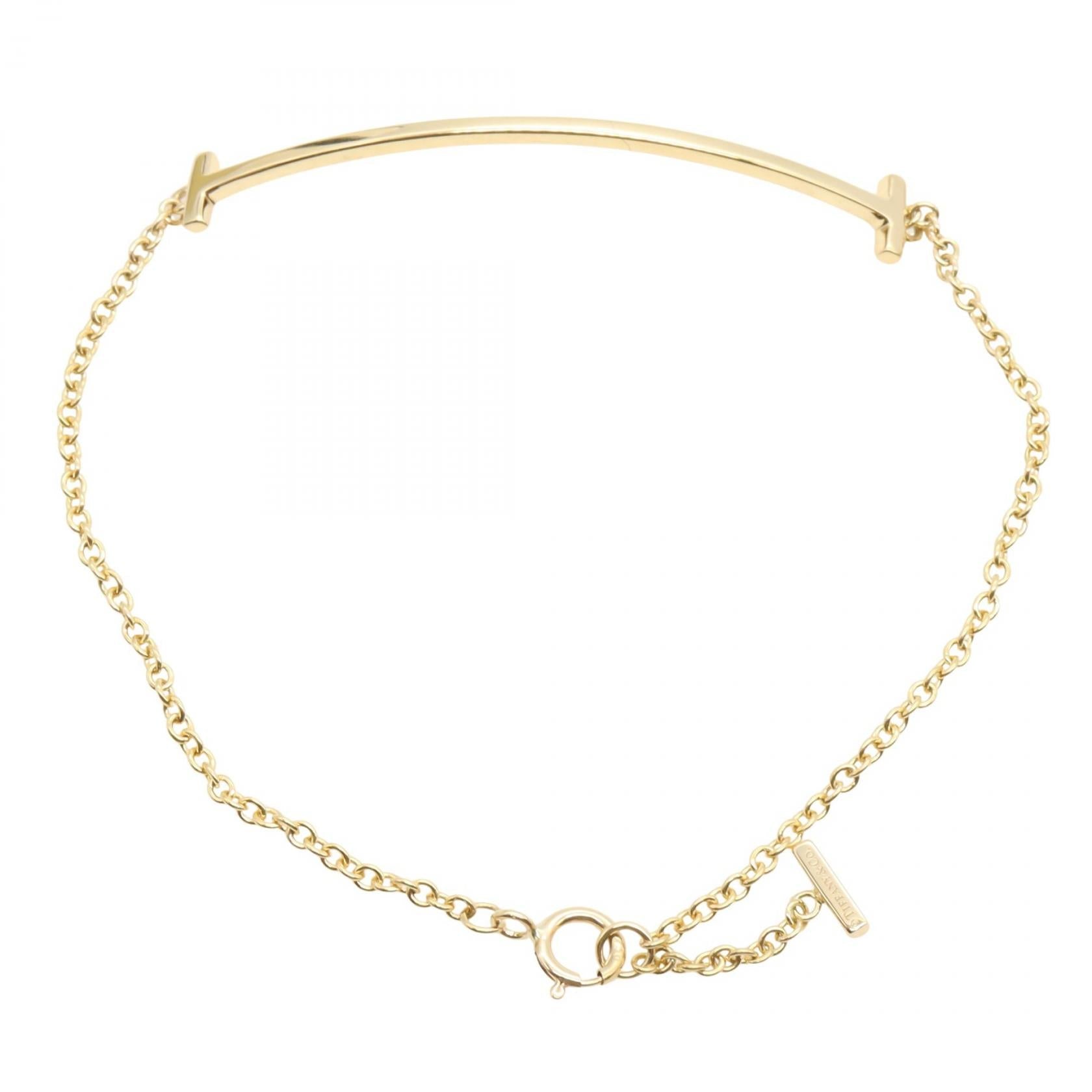 ティファニー Tスマイル Au750 ブレスレット