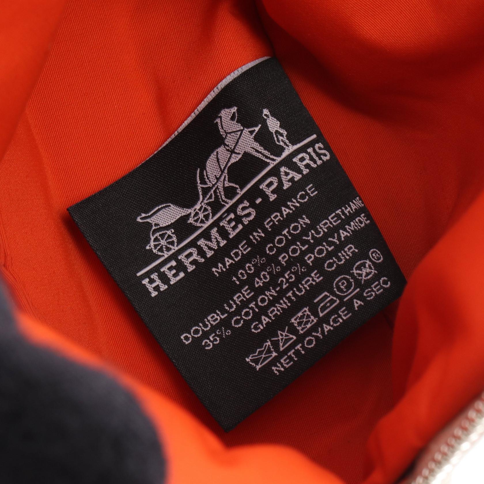 エルメス ボリード15 キャンバス レザー ポーチ