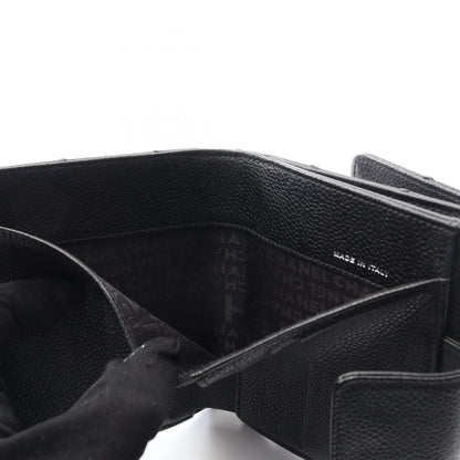 シャネル チョコバー キャビアスキン ウォレット