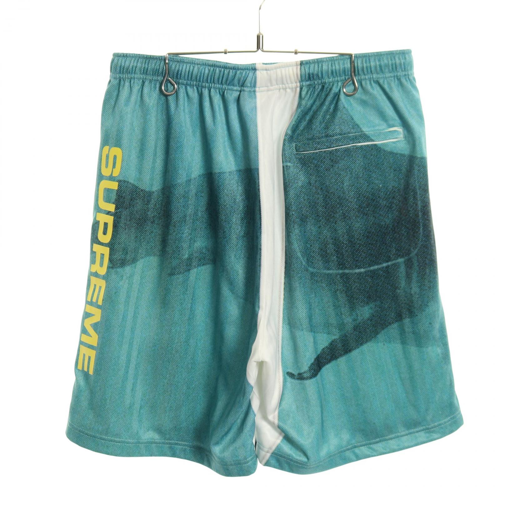 シュプリーム Damien Hirst Soccer Short ポリエステル ショーツ