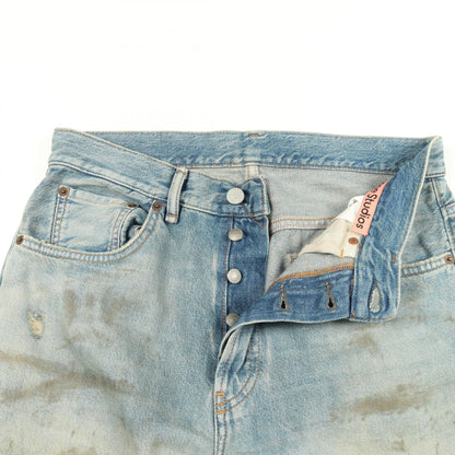 アクネストゥディオズ Penicillin distressed コットンデニムパンツ
