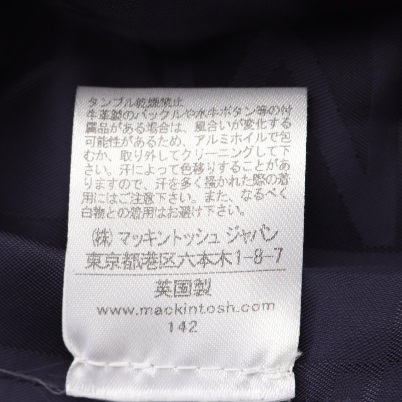 マッキントッシュ ウールコート