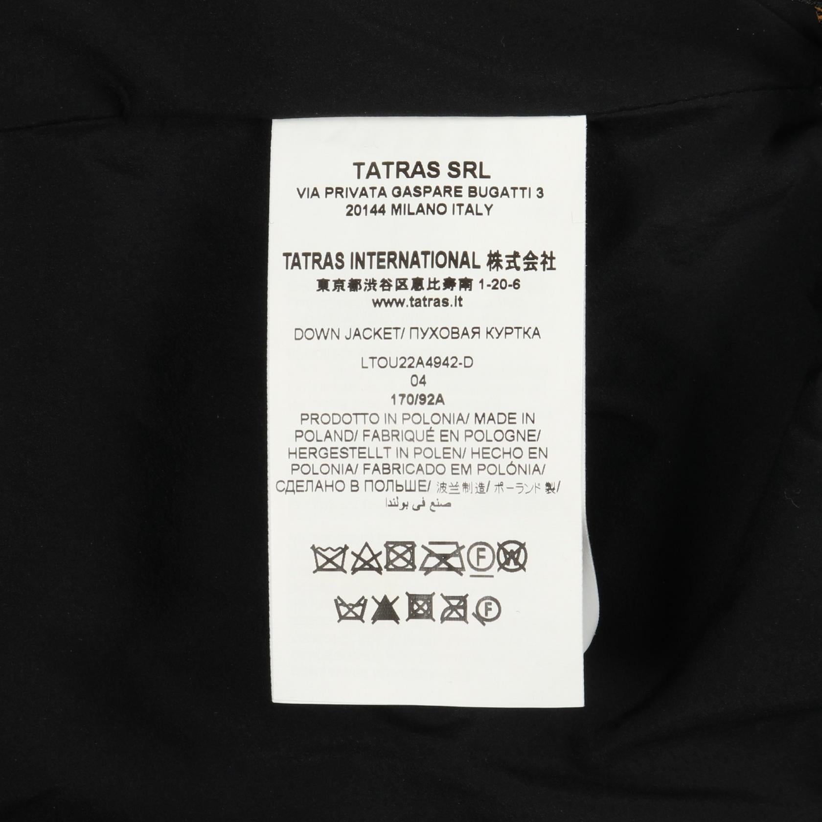 タトラス CIMA ナイロンダウンジャケット
