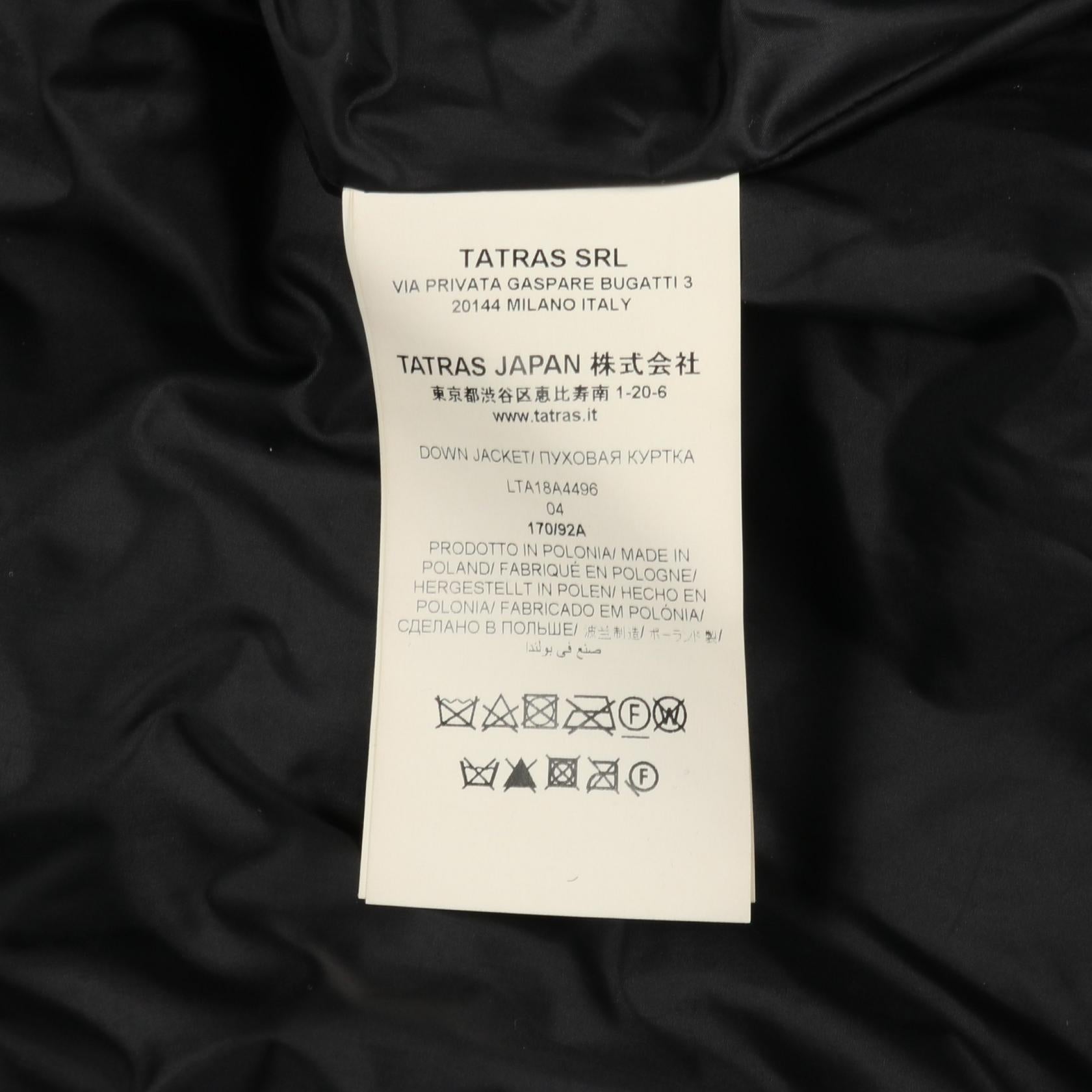 タトラス POLITEAMA ダウンジャケット