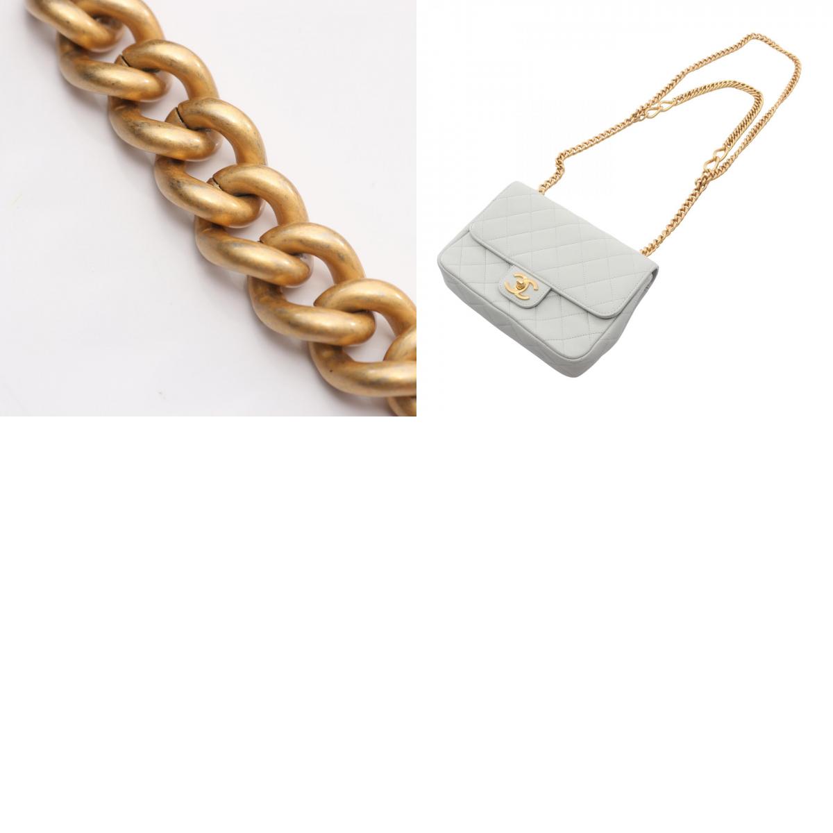 シャネル レザーショルダーバッグ