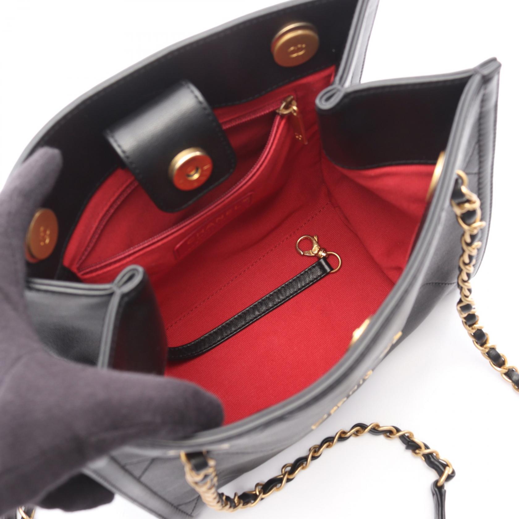 シャネル マトラッセ レザートートバッグ