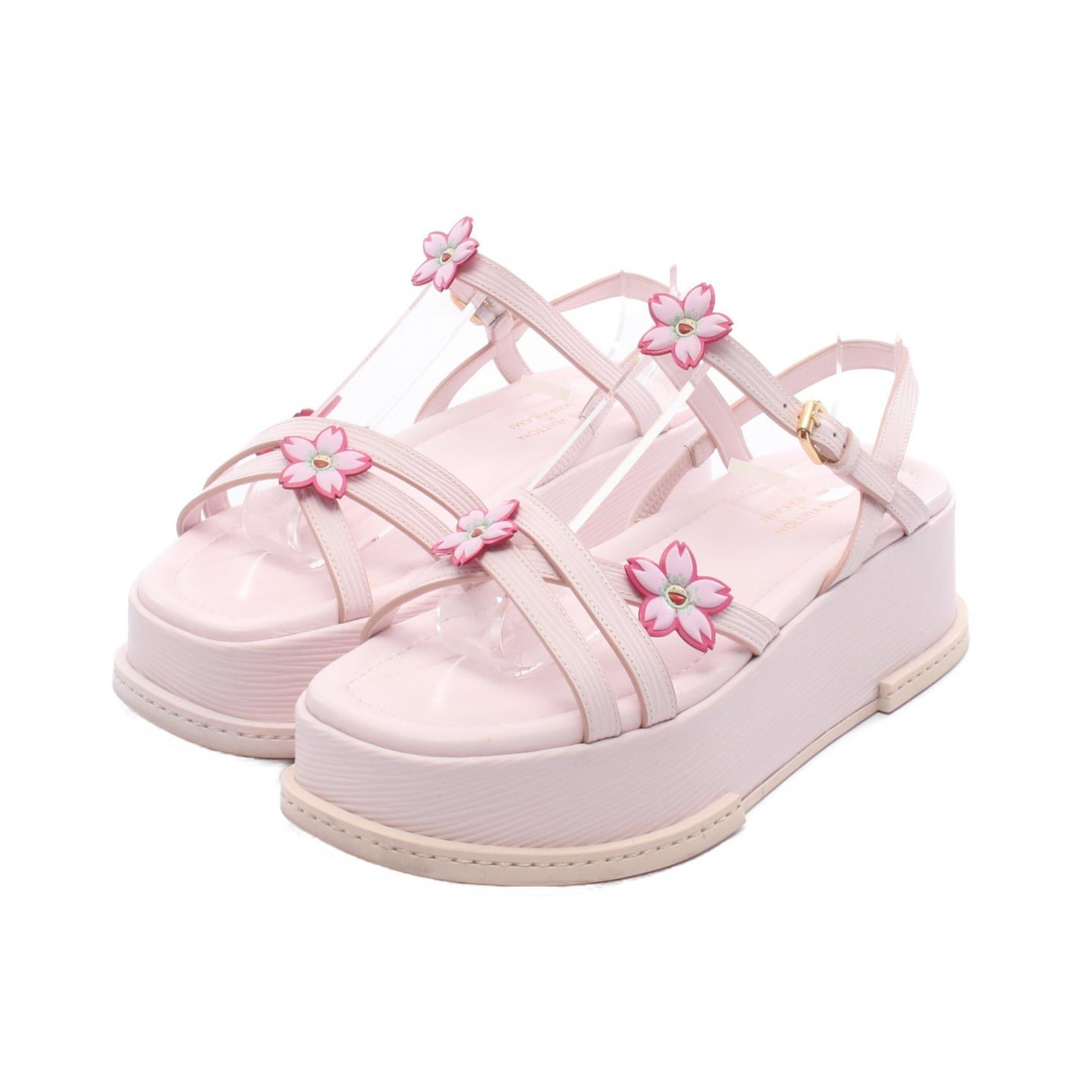 ルイヴィトン LV × TM MAYA レザーサンダル