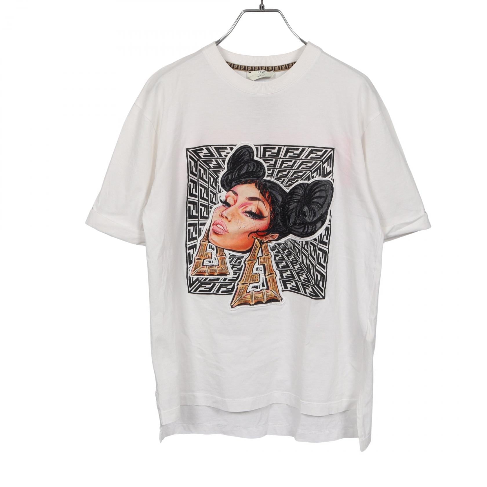 フェンディ FENDI PRINTS ON コットン 半袖Tシャツ