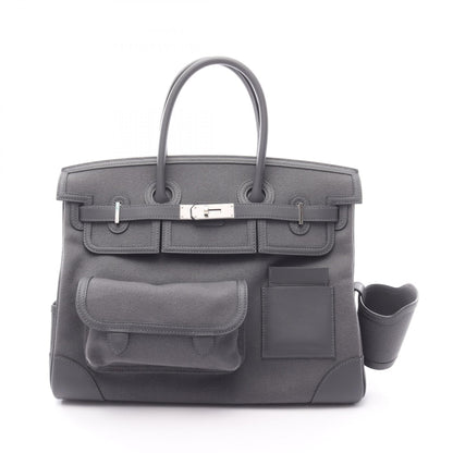 エルメス バーキン35 トワルアッシュ レザー