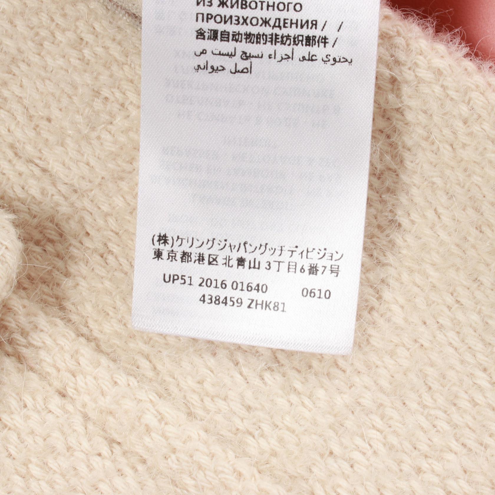 グッチ GGボタン コットンモヘヤアルパカ コート